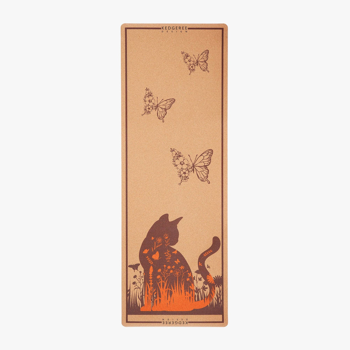 The Purr-Fect Cat Cork Yoga Mat