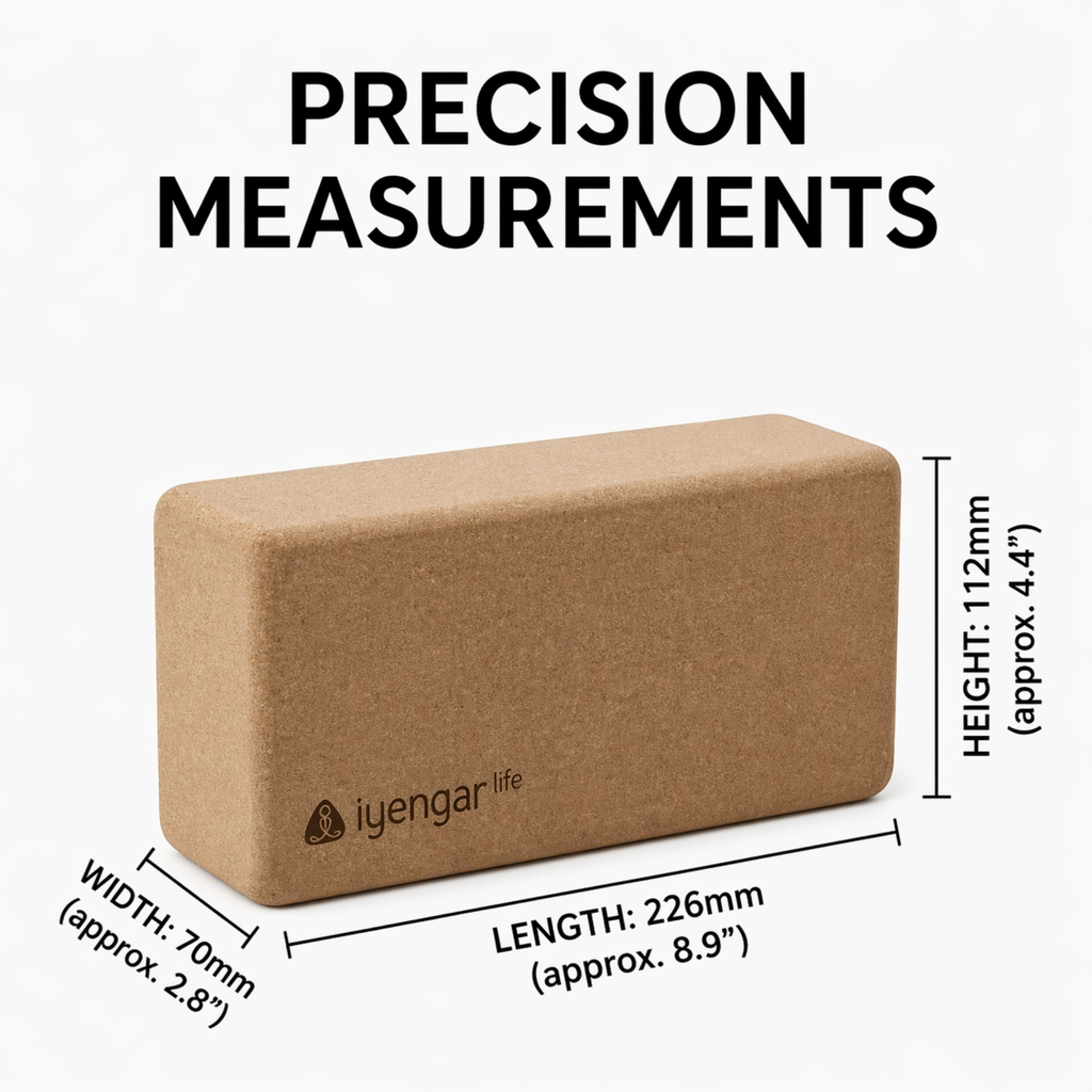 Iyengar Life Cork Yoga Block