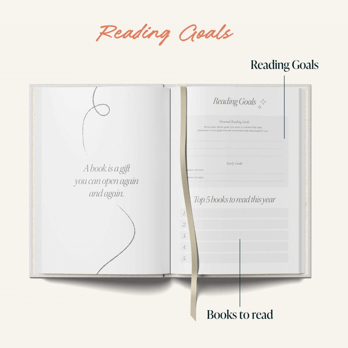 Yop & Tom Reading Journal - A5 Hardcover