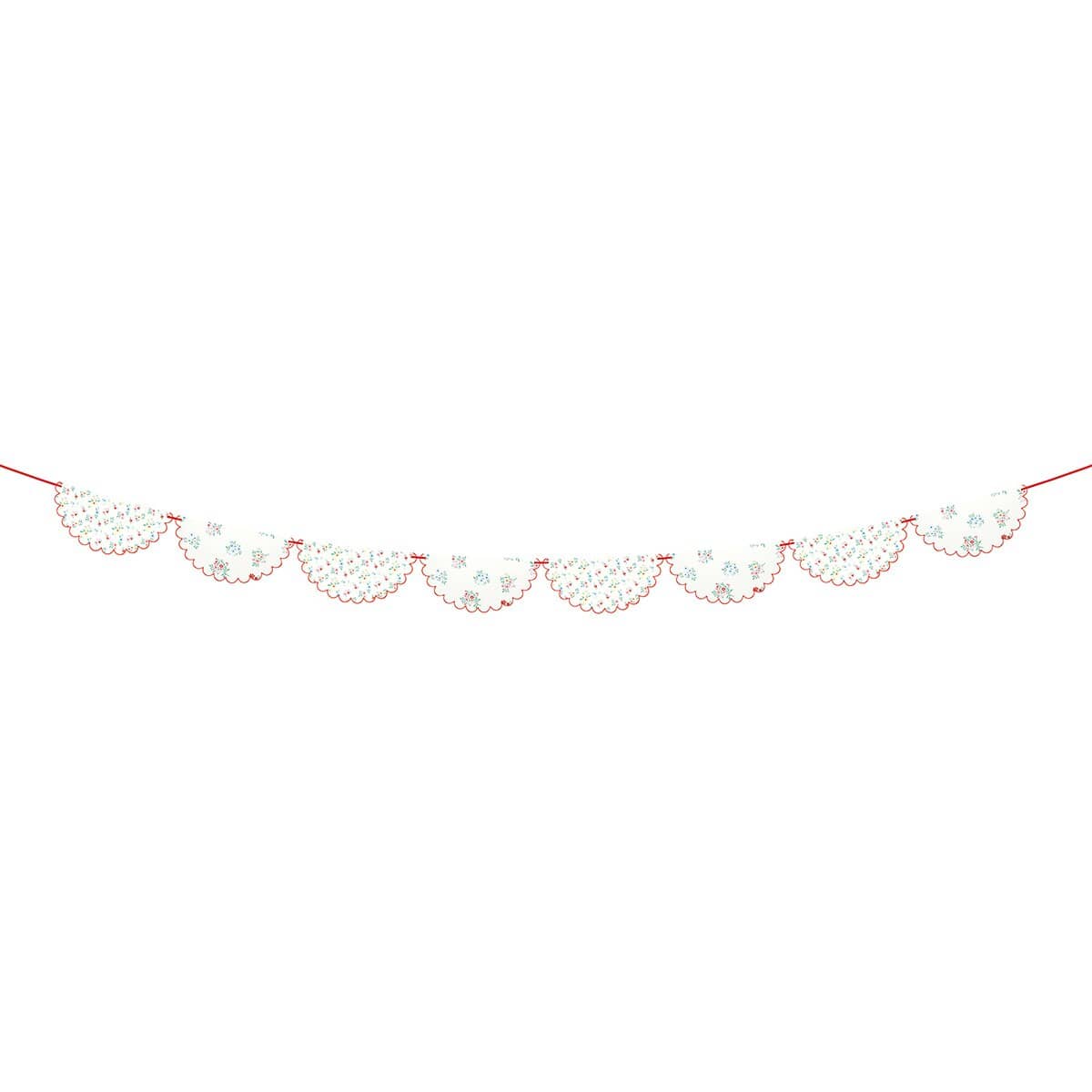 Ditsy Posy Paper Party Garland Bunting Ditsy Posy Paper Party Garland