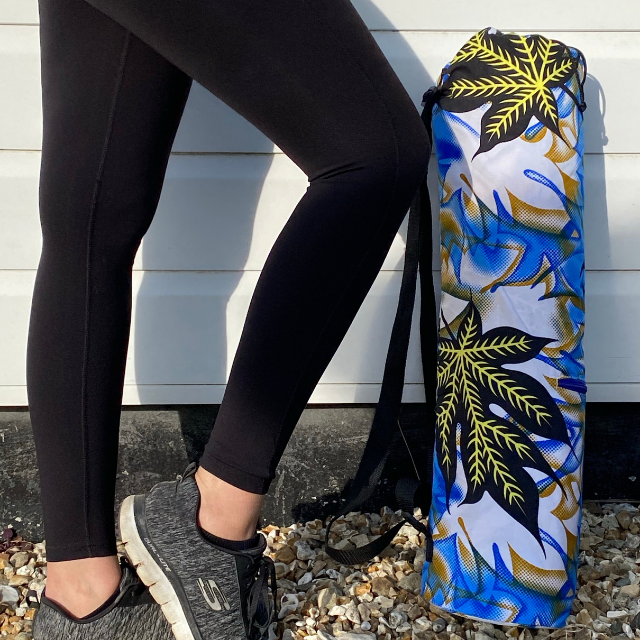 Handmade African Print Yoga Bag - Ravi Be