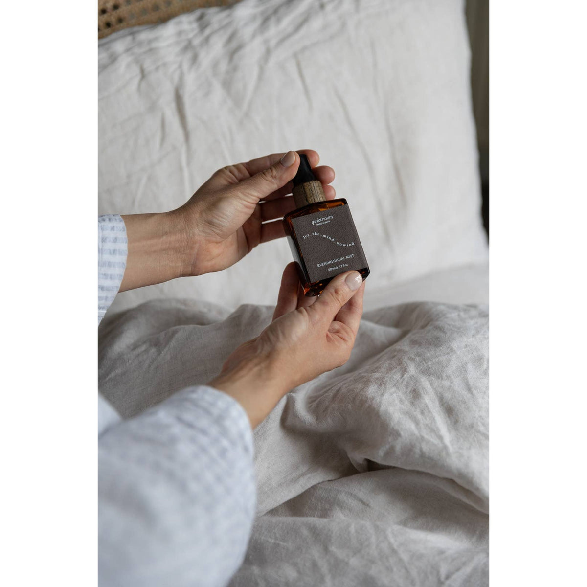 Evening Ritual Mist in Linen Travel Pouch - 50ml