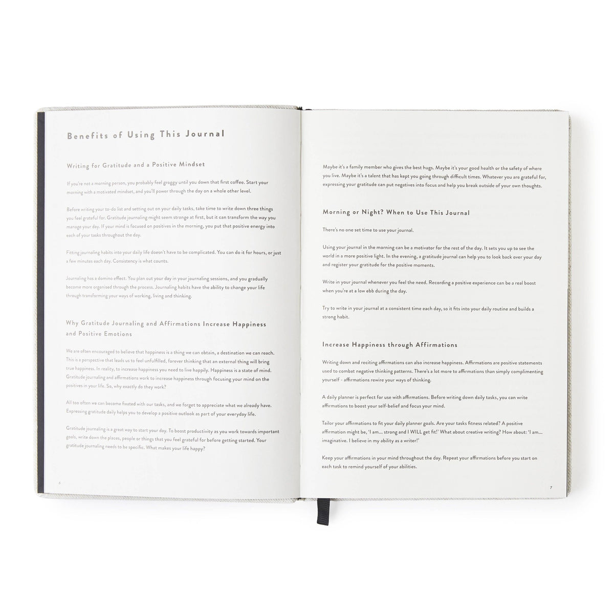 Day of Gratitude Journal - Cotton