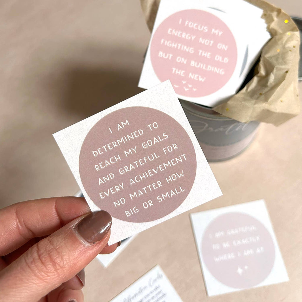 Gratitude Affirmation Cards Tin