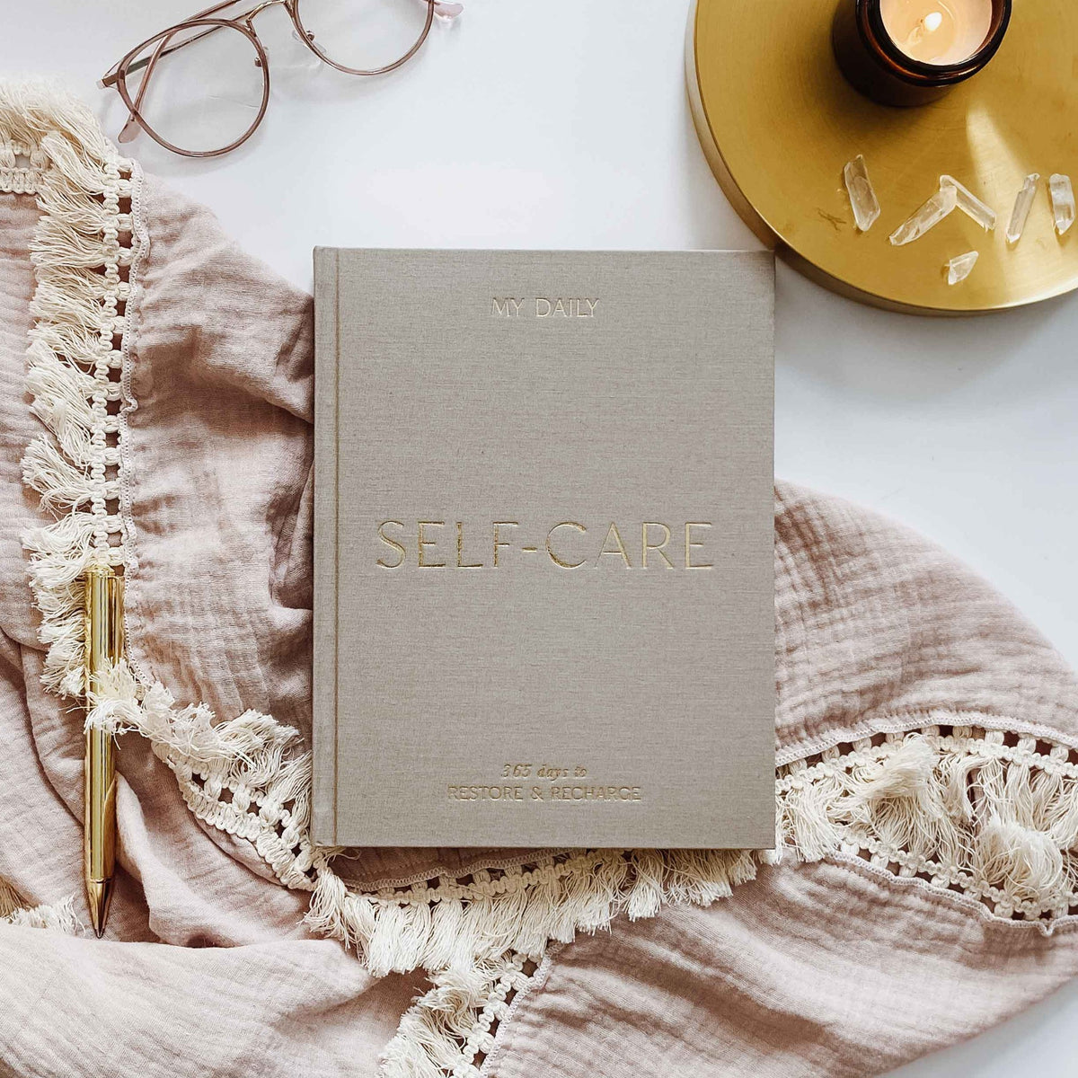 My Daily Self-Care Intentions & Gratitude Journal - Pebble