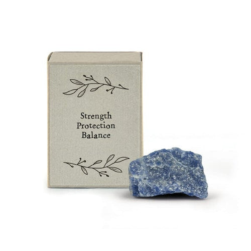 East of India Crystal Matchbox - Blue Sodalite Crystal crystal East of India Crystal Matchbox - Blue Sodalite