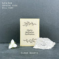 East of India Crystal Matchbox - Clear Quartz crystal East of India Crystal Matchbox - Clear Quartz