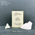 East of India Crystal Matchbox - Rose Quartz crystal East of India Crystal Matchbox - Rose Quartz