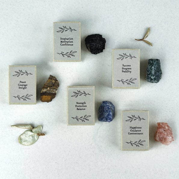 East of India Crystal Matchbox - Tigers Eye Crystal crystal East of India Crystal Matchbox - Tigers Eye