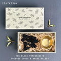 East of India Large Matchbox Cone Set - Black Pomegranate incense East of India Large Matchbox Cone Set - Black Pomegranate
