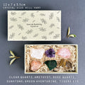 East of India Love & Positivity Large Matchbox Crystal Set crystal East of India Love & Positivity Large Matchbox Crystal Set