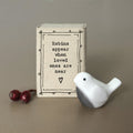 East of India - Matchbox Porcelain Robin Ornament ornament East of India - Matchbox Porcelain Robin Ornament