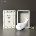 East of India - Matchbox Whale Ornament gift East of India - Matchbox Whale Ornament