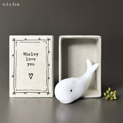East of India - Matchbox Whale Ornament gift East of India - Matchbox Whale Ornament