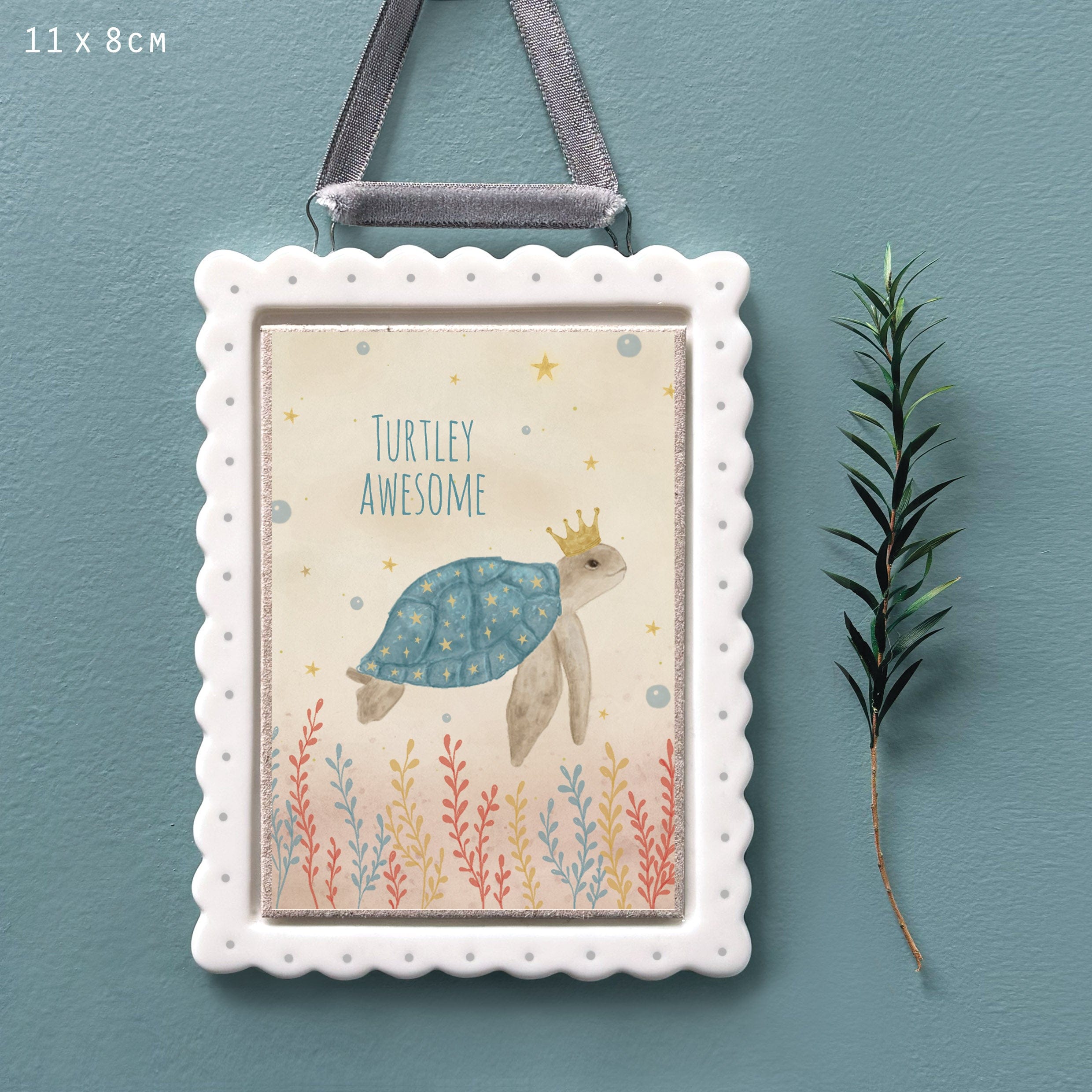 East of India Porcelain Framed Picture - Turtley awesome Picture East of India Porcelain Framed Picture - Turtley awesome
