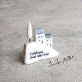 East of India Porcelain House - I Wish You Lived Next Door ornament East of India Porcelain House - I Wish You Lived Next Door