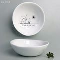 East of India Porcelain Medium Wobbly Bowl - So Happy You're My Friend ring dish East of India Porcelain Medium Wobbly Bowl - So Happy You're My Friend
