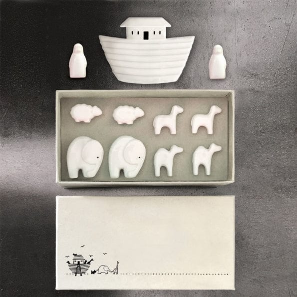 East of India - Porcelain Noah’s Ark Gift Set Baby Gift Sets Porcelain Noah’s Ark Gift Set