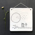 East of India Porcelain Sign - My Favourite place is in your hug gift East of India Porcelain Sign - My Favourite place is in your hug