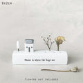 East of India Porcelain Stem Holder - Home Is Where The Hugs Are ornament East of India Porcelain Stem Holder - Home Is Where The Hugs Are