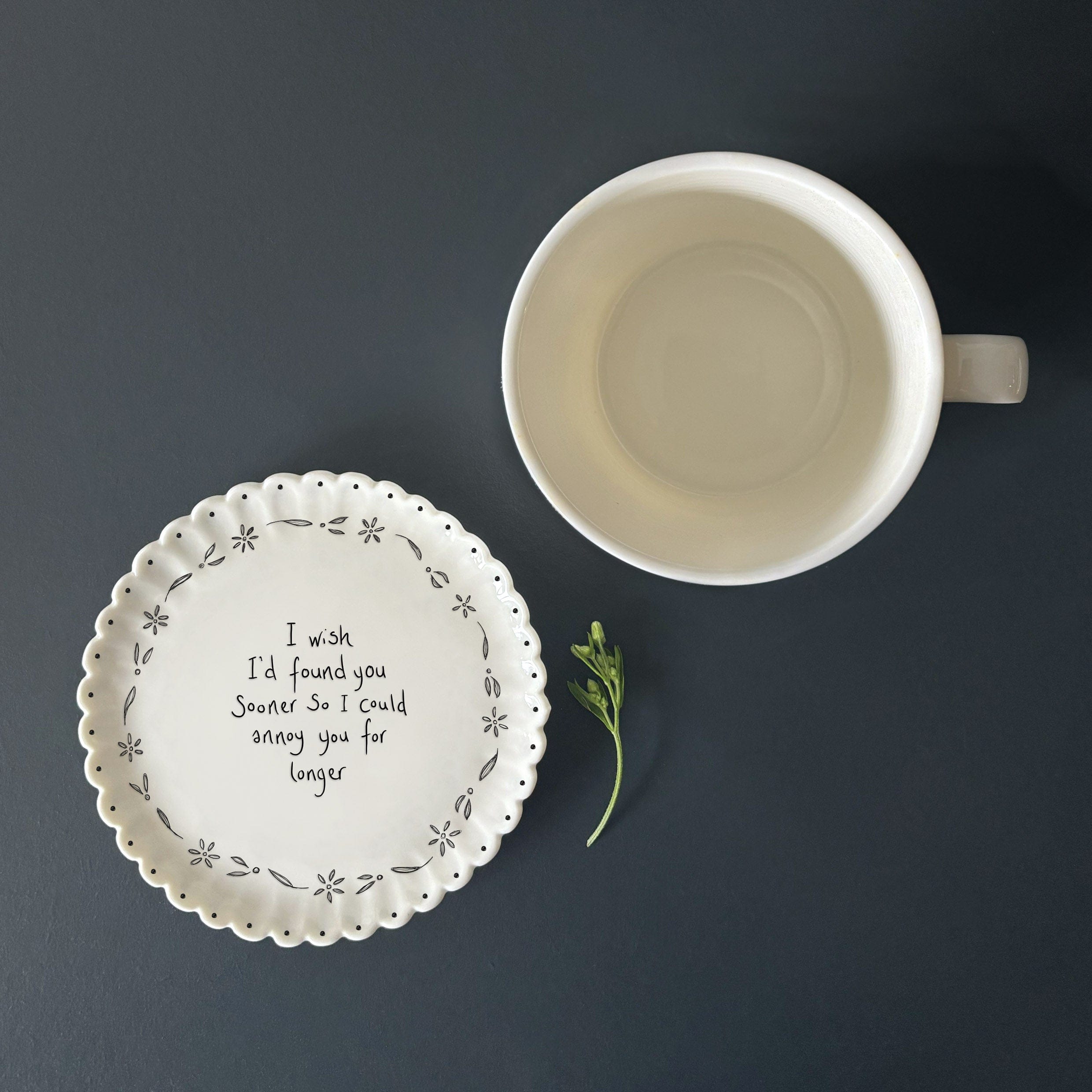 East of India Scallop Coaster – I wish I’d found you sooner coaster East of India Scallop Coaster – I wish I’d found you sooner
