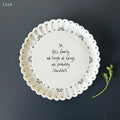 East of India Scallop Coaster – In this family we laugh coaster East of India Scallop Coaster – In this family we laugh