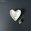 East of India Small Scallop Heart Dish – Pretty things ring dish East of India Small Scallop Heart Dish – Pretty things
