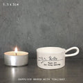East of India ‘Thank You’ Handled Candle Holder gift East of India ‘Thank You’ Handled Candle Holder
