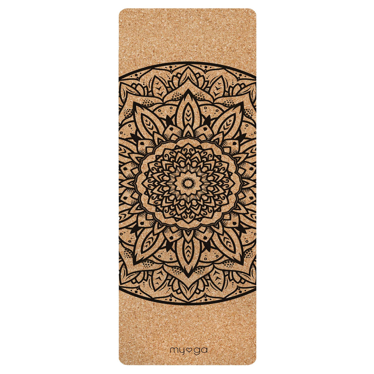 Myga Extra Large Cork Yoga Mat - Mandala