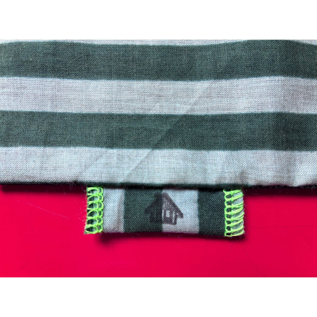 Lavender Eye Pillow - Green Stripe