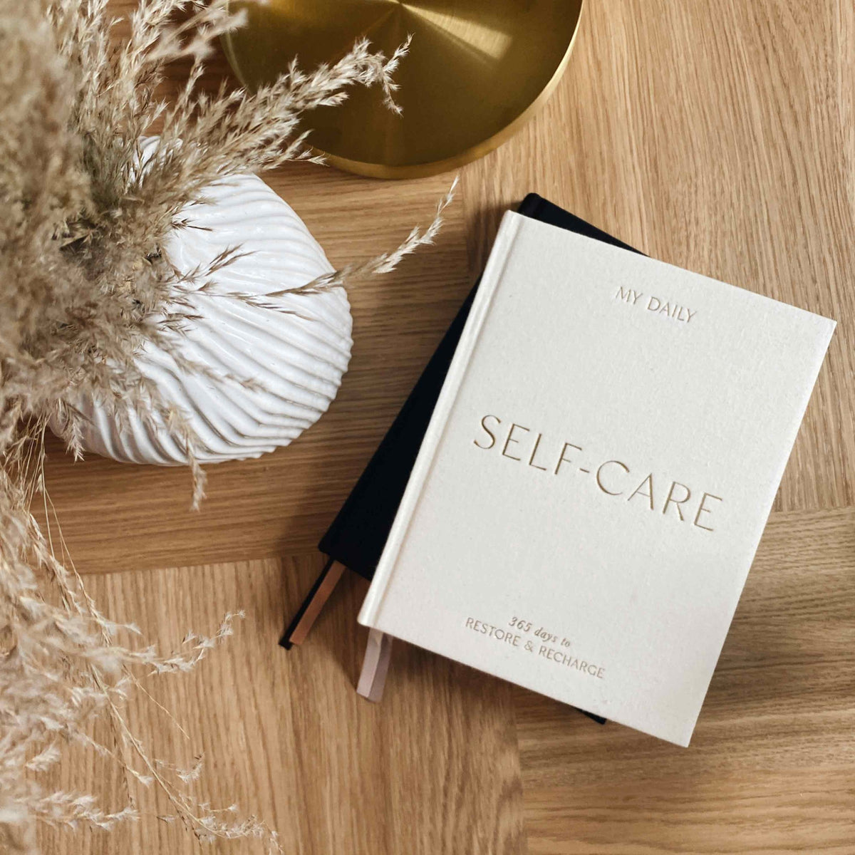 My Daily Self-Care Reflection & Gratitude Journal - Almond