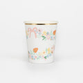 Elegant Floral Party Cups x 8 | Meri Meri party cups Elegant Floral Party Cups x 8
