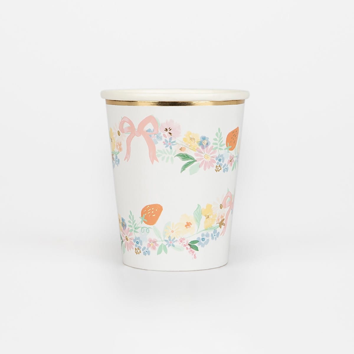 Elegant Floral Party Cups x 8 | Meri Meri party cups Elegant Floral Party Cups x 8