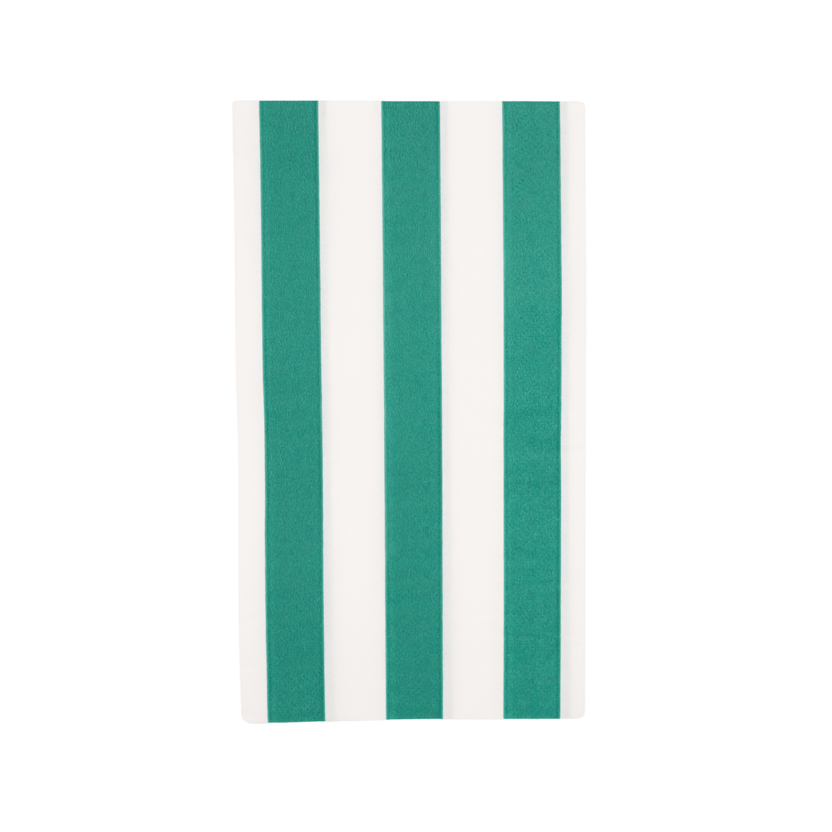 Emerald Green Cabana Stripe Party Napkins x 20 - Bonjour Fête Party Paper Napkins Emerald Green Cabana Stripe Party Napkins x 20