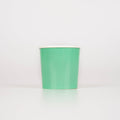 Emerald Green Party Tumbler Cups x 8 | Meri Meri Christmas Table party cups Emerald Green Party Tumbler Cups x 8