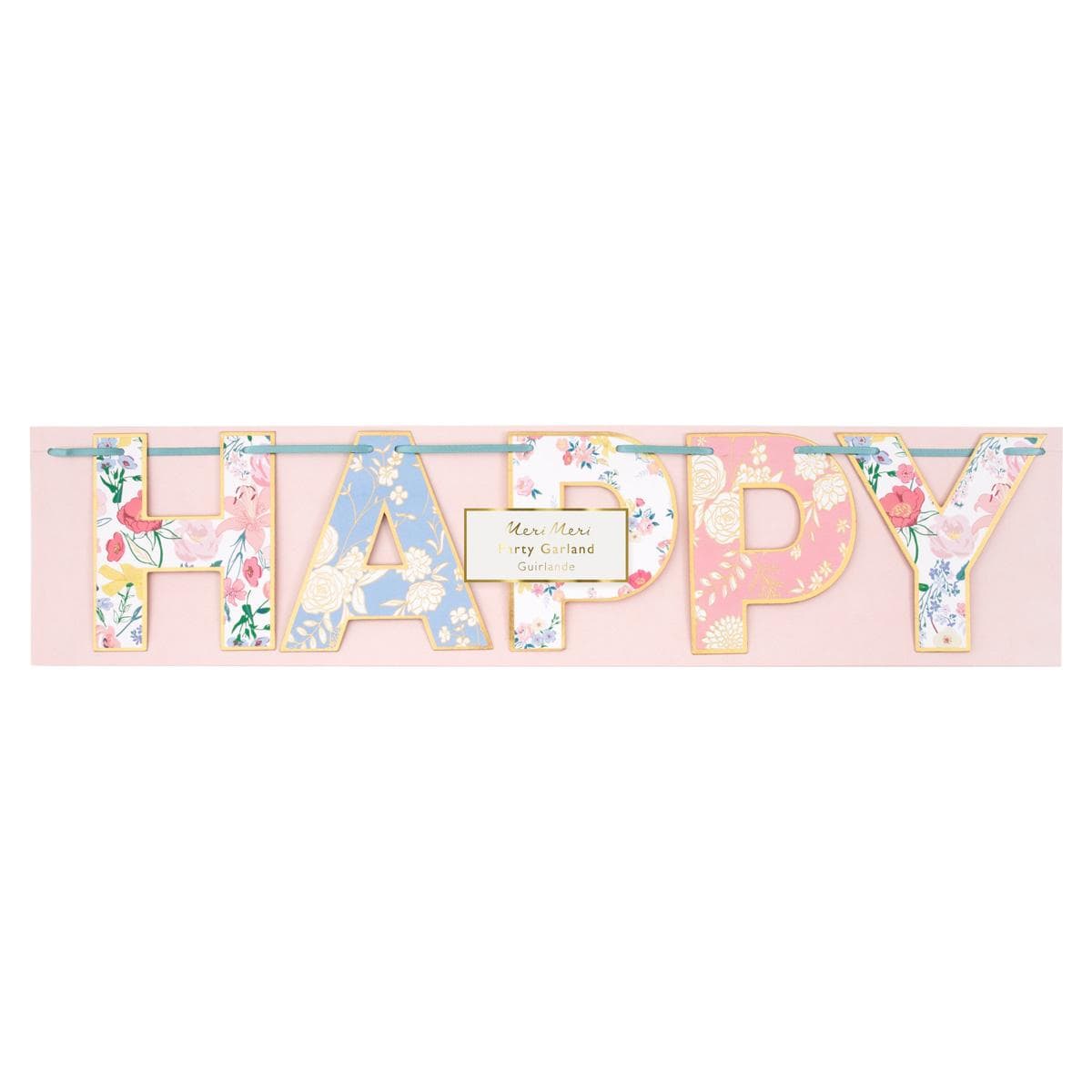 English Garden Birthday Party Garland Bunting English Garden Birthday Party Garland