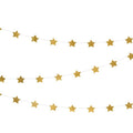 Bunting Extra Long Gold Star Garland - 3.6m