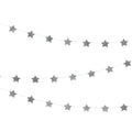 Bunting Extra Long Silver Star Garland - 3.6m