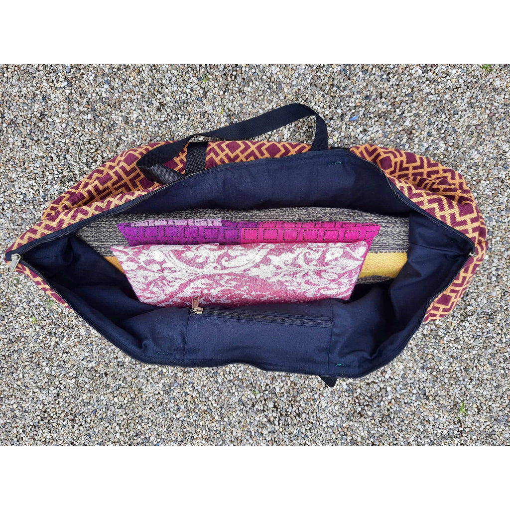 Upcycled Cotton Yoga Studio Kit Bag