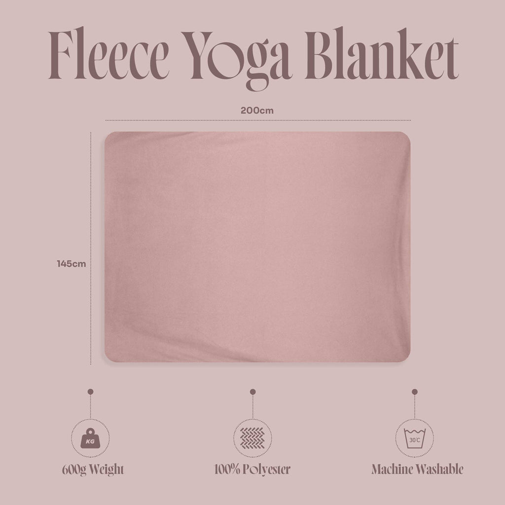 Myga Ultra-Soft Fleece Yoga Blanket