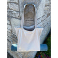 Handmade Organic Cotton Yoga Bag - Cream