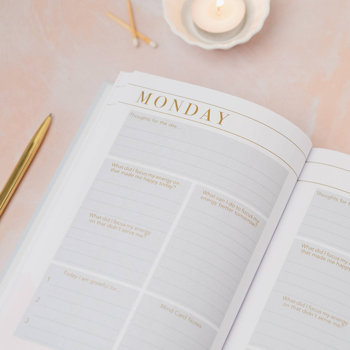 LSW Mind Notes - Wellbeing & Gratitude Journal
