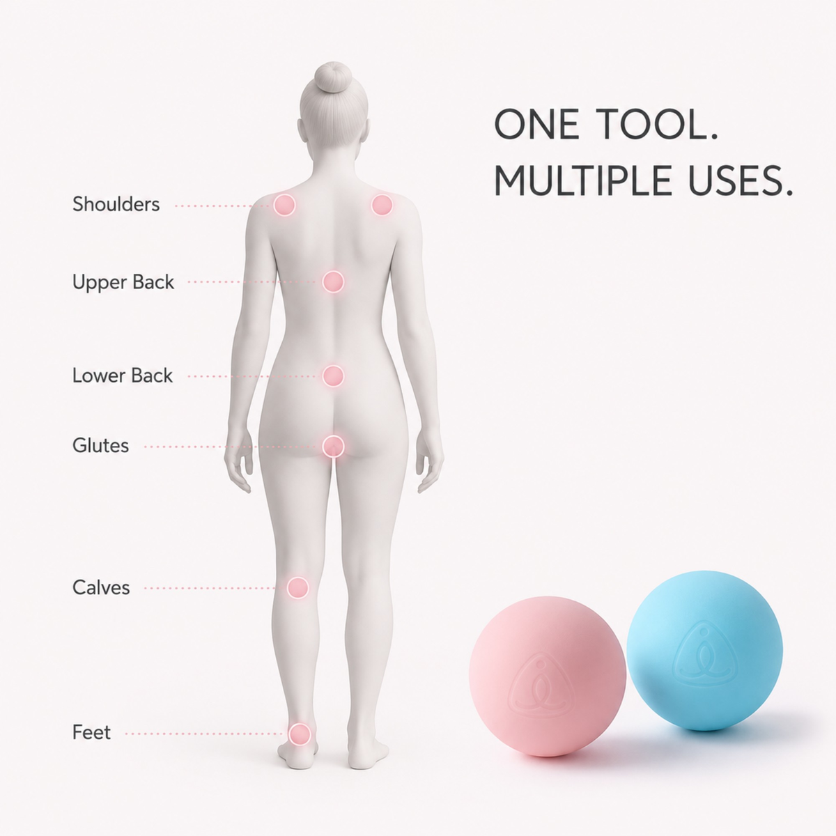 Firm Massage Ball for Pilates & Muscle Release