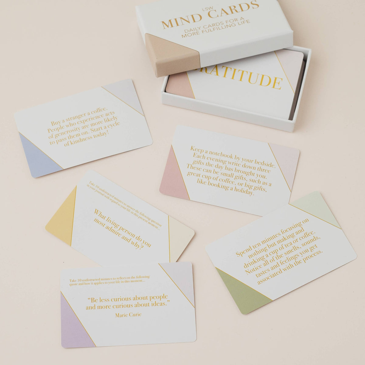 LSW Mind Cards - Daily Mindfulness & Self-Care Prompts