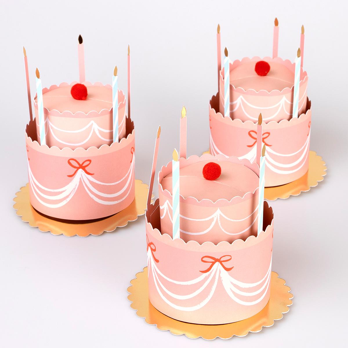 Fancy Cake Party Hats x 8 | Meri Meri Party Hats Fancy Cake Party Hats x 8