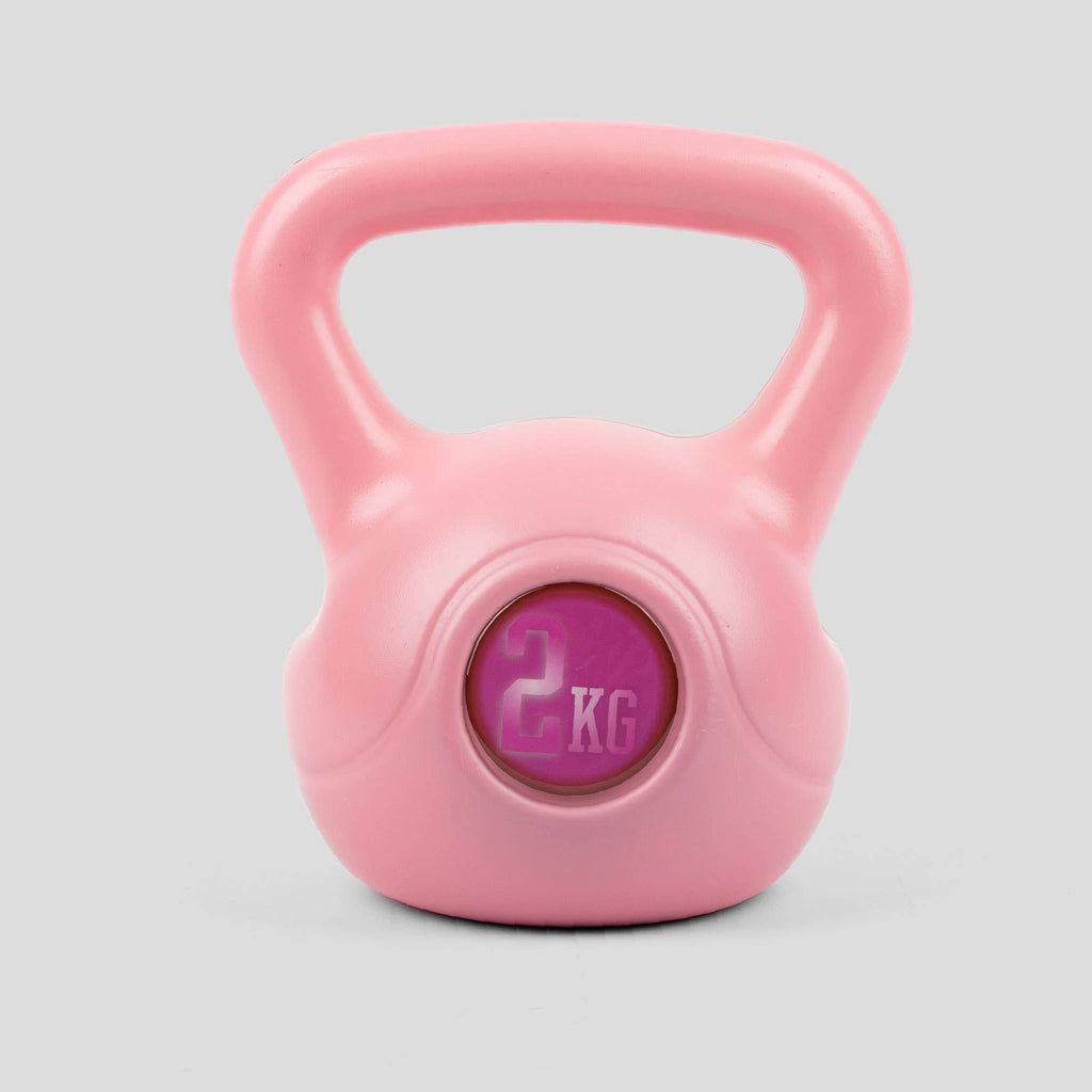 Pink Vinyl Coated Kettlebell