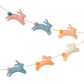 Felt Bunny Garland | Nursery & Baby Shower Decor UK Garlands Felt Bunny Garland