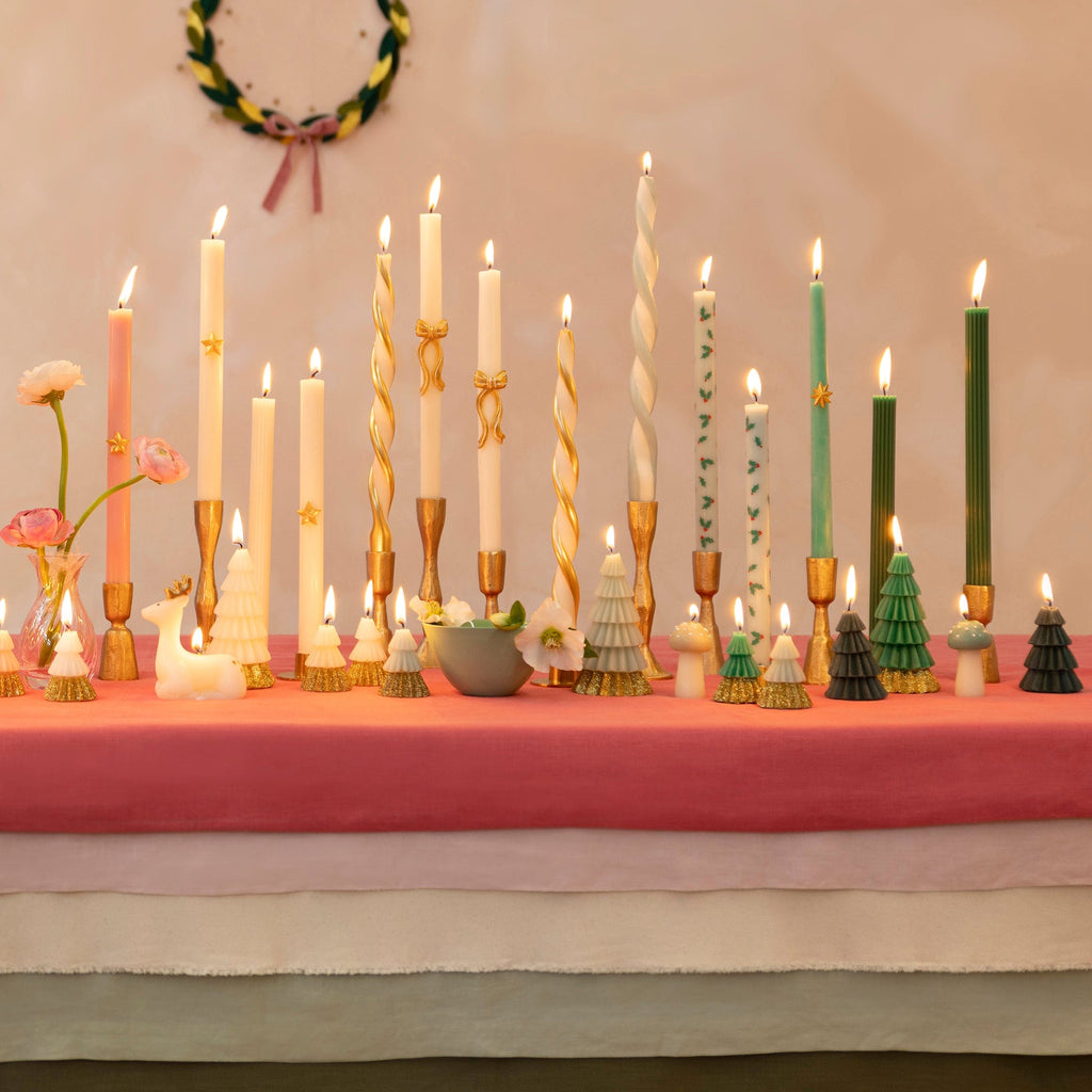 Festive Icons Christmas Table Candles x 8 | Meri Meri Christmas Candles Candle Festive Icons Christmas Table Candles x 8