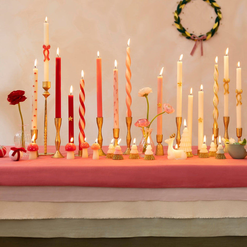 Festive Icons Christmas Table Candles x 8 | Meri Meri Christmas Candles Candle Festive Icons Christmas Table Candles x 8
