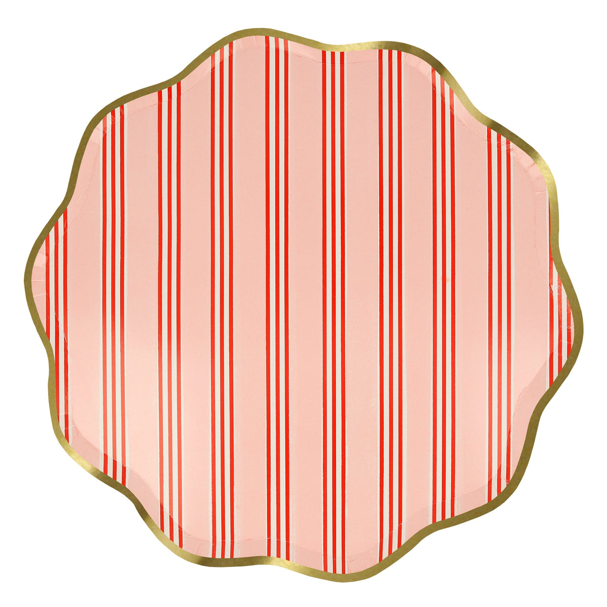 Festive Stripe Large Christmas Party Plates x 8 | Meri Meri Christmas Table party plates Festive Stripe Large Christmas Party Plates x 8